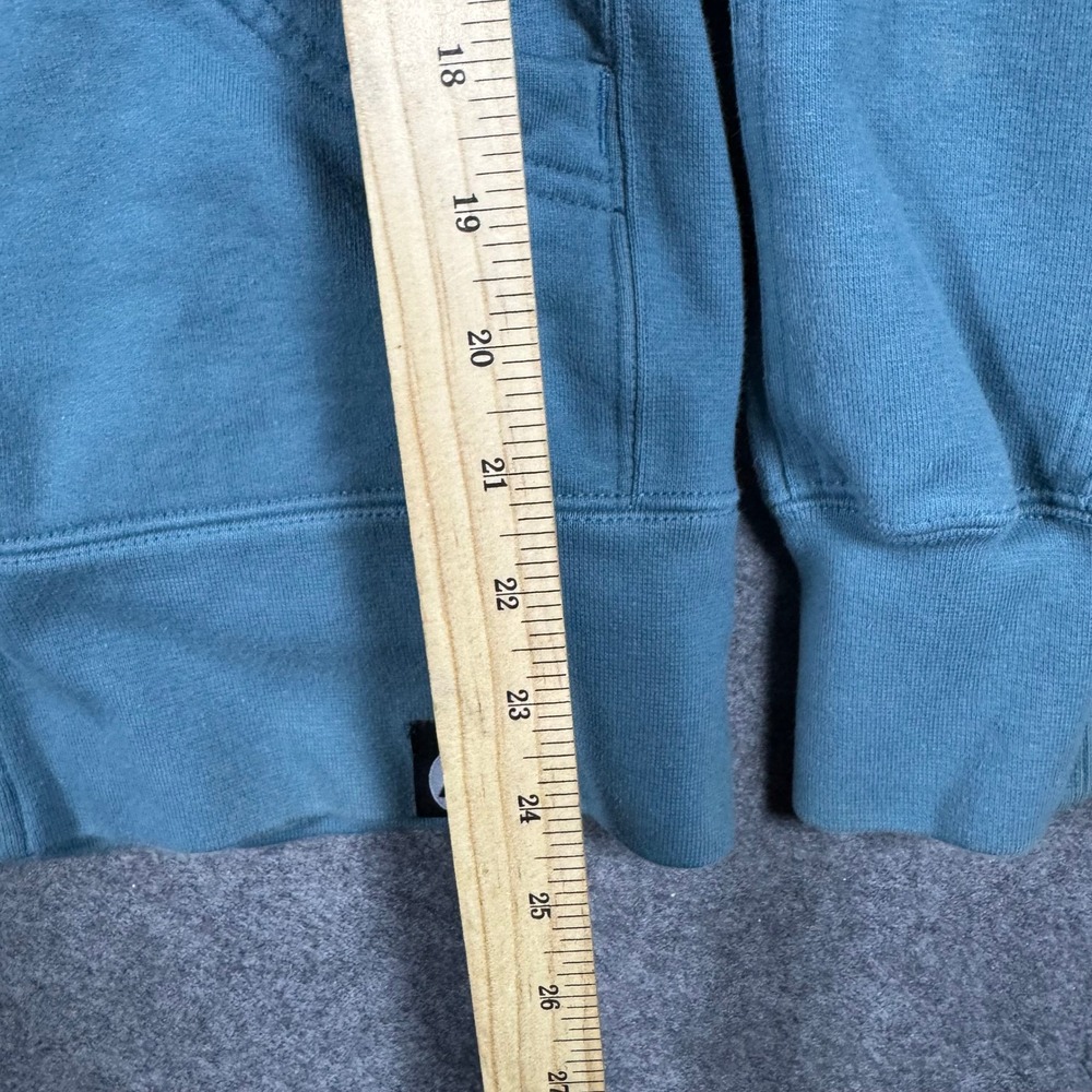 American Giant Classic Full Zip Hoodie Mens Small Teal Blue Made in USA Cotton - Picture 8 of 10